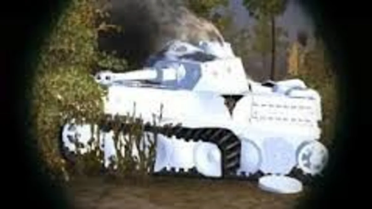 Белые трупы танков